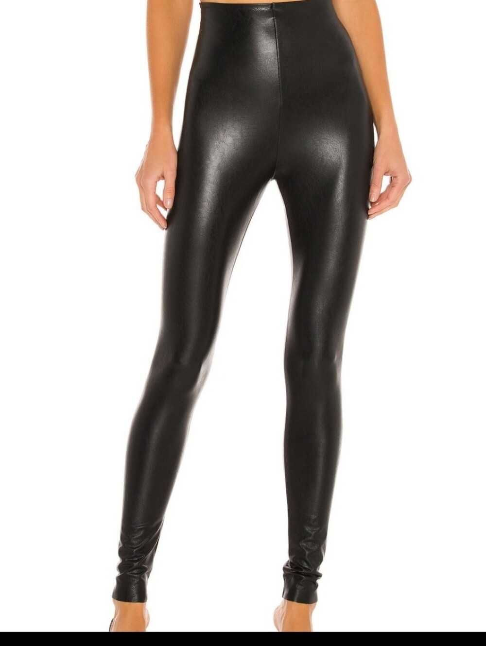 Coomando Black Faux Leather Leggings. Size Small. BNWOT. Perfect Condition!